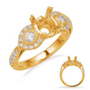 Yellow Gold Engagement Ring