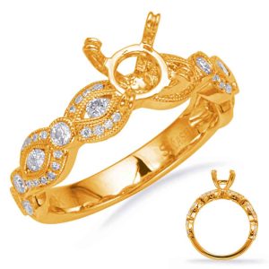 Yellow Gold Engagement Ring Yellow Gold Engagement Ring