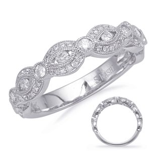 White Gold Matching Band