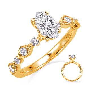 Yellow Gold Engagement Ring Yellow Gold Engagement Ring