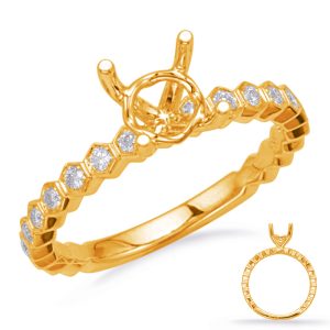 Yellow Gold Engagement Ring Yellow Gold Engagement Ring