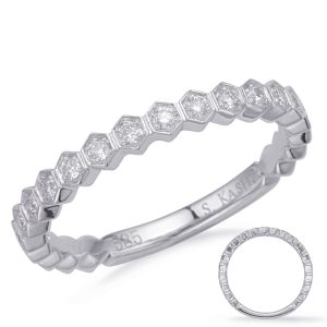 White Gold Matching Band