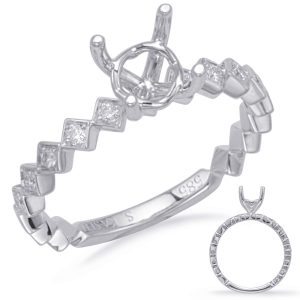 White Gold Engagement Ring White Gold Engagement Ring