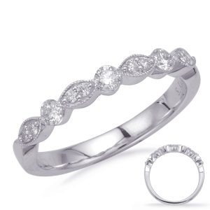 White Gold Matching Band