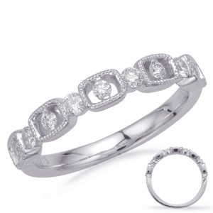 White Gold Matching Band
