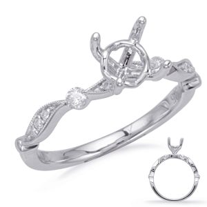 White Gold Engagement Ring White Gold Engagement Ring