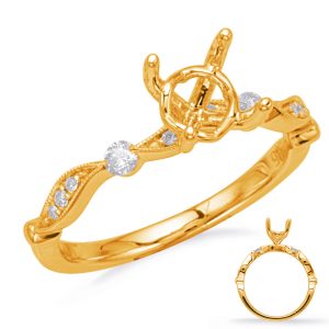 Yellow Gold Engagement Ring Yellow Gold Engagement Ring