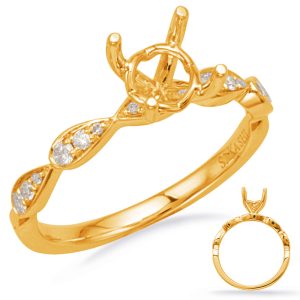 Yellow Gold Engagement Ring Yellow Gold Engagement Ring