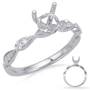 White Gold Engagement Ring White Gold Engagement Ring
