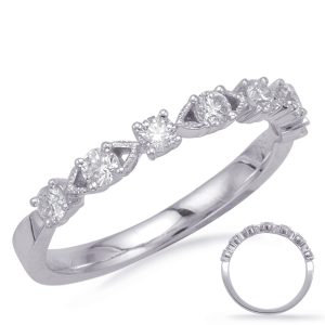 White Gold Matching Band
