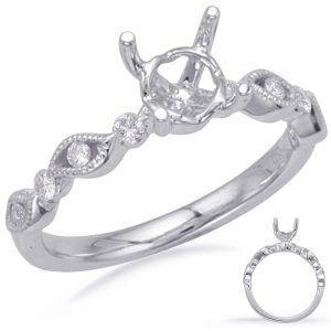 White Gold Engagement Ring White Gold Engagement Ring