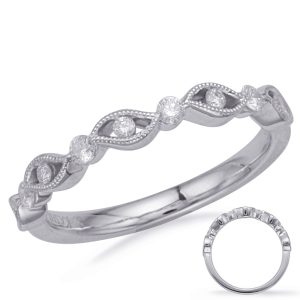 White Gold Matching Band