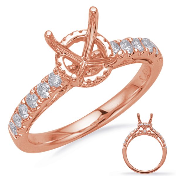 Rose Gold  Engagement Ring