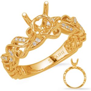 Yellow Gold Engagement Ring