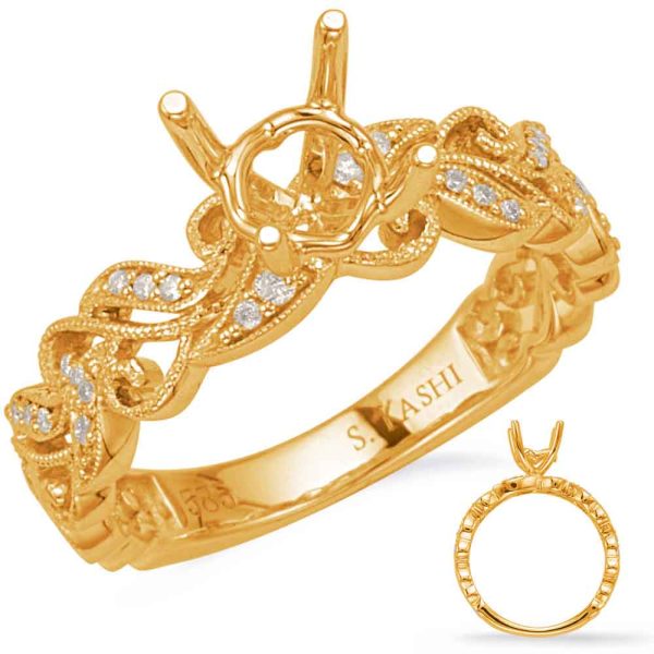 Yellow Gold Engagement Ring