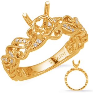 Yellow Gold Engagement Ring
