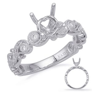 White Gold Engagement Ring White Gold Engagement Ring