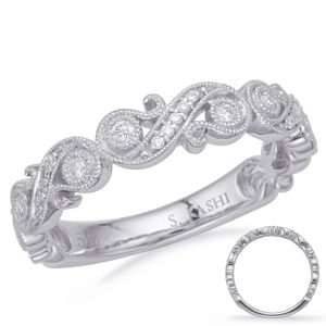 White Gold Matching Band