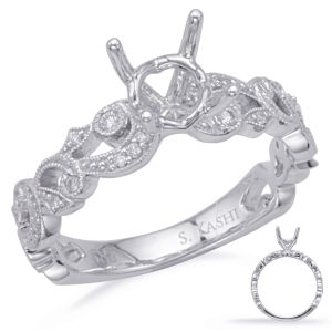 White Gold Engagement Ring White Gold Engagement Ring