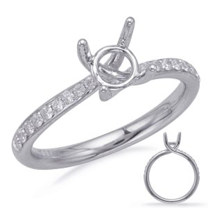 White Gold Engagement Ring