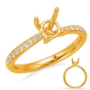Yellow Gold Engagement Ring