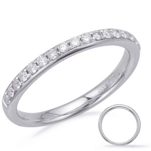 White Gold Matching Band White Gold Matching Band
