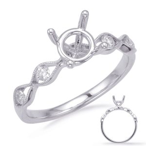White Gold Engagement Ring White Gold Engagement Ring