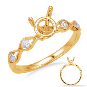 Yellow Gold Engagement Ring Yellow Gold Engagement Ring