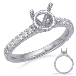 White Gold Engagement Ring White Gold Engagement Ring