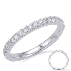 White Gold Matching Band White Gold Matching Band