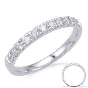 White Gold Matching Band White Gold Matching Band