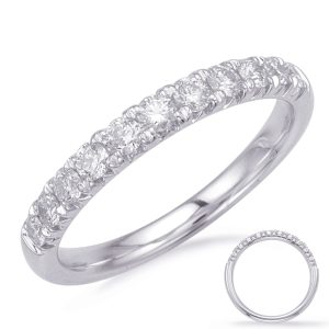 White Gold Matching Band White Gold Matching Band