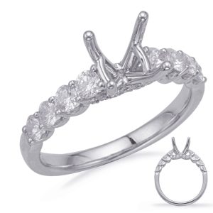 White Gold Engagement Ring White Gold Engagement Ring