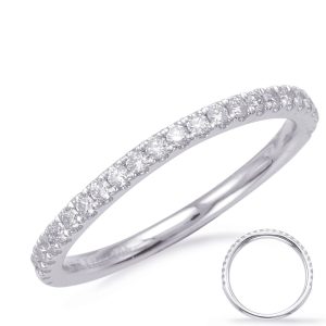 White Gold Matching Band White Gold Matching Band