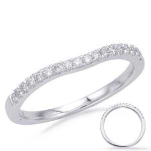 White Gold Matching Band