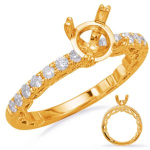 Yellow Gold Engagement Ring Yellow Gold Engagement Ring