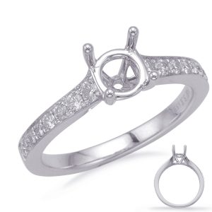 White Gold Engagement Ring White Gold Engagement Ring