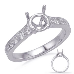 White Gold Engagement Ring White Gold Engagement Ring