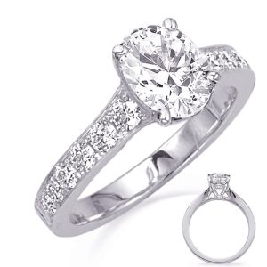White Gold Engagement Ring White Gold Engagement Ring