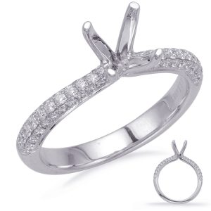 White Gold Engagement Ring White Gold Engagement Ring