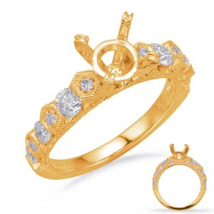 Yellow Gold Engagement Ring