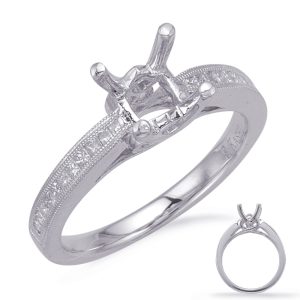 White Gold Engagement Ring White Gold Engagement Ring