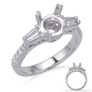 White Gold Engagement Ring White Gold Engagement Ring