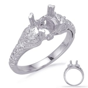 White Gold Engagement Ring White Gold Engagement Ring