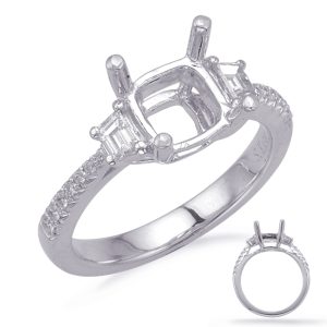 White Gold Engagement Ring White Gold Engagement Ring