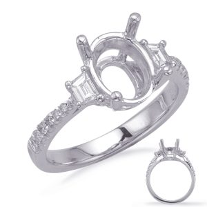 White Gold Engagement Ring White Gold Engagement Ring