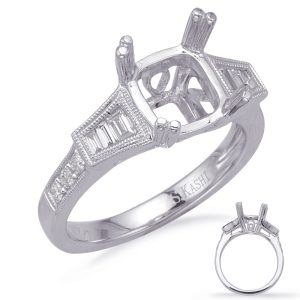 White Gold Engagement Ring White Gold Engagement Ring