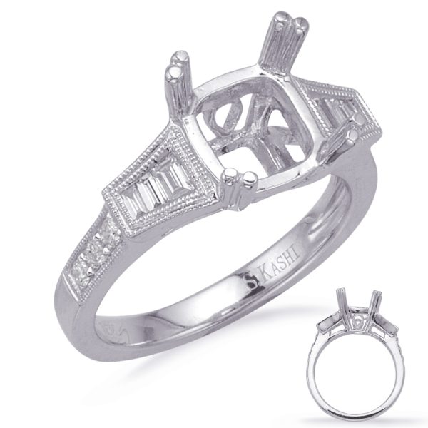White Gold Engagement Ring