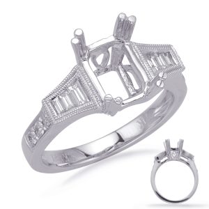 White Gold Engagement Ring White Gold Engagement Ring