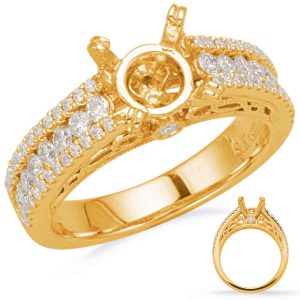 Yellow Gold Engagement Ring Yellow Gold Engagement Ring